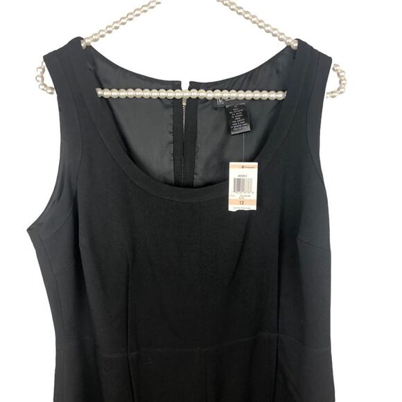 INC International Concepts black dress NWT - Picture 2 of 9